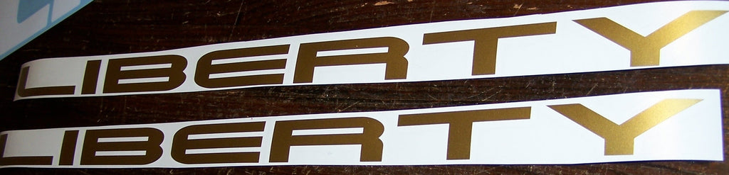 JEEP LIBERTY HOOD DECAL SET