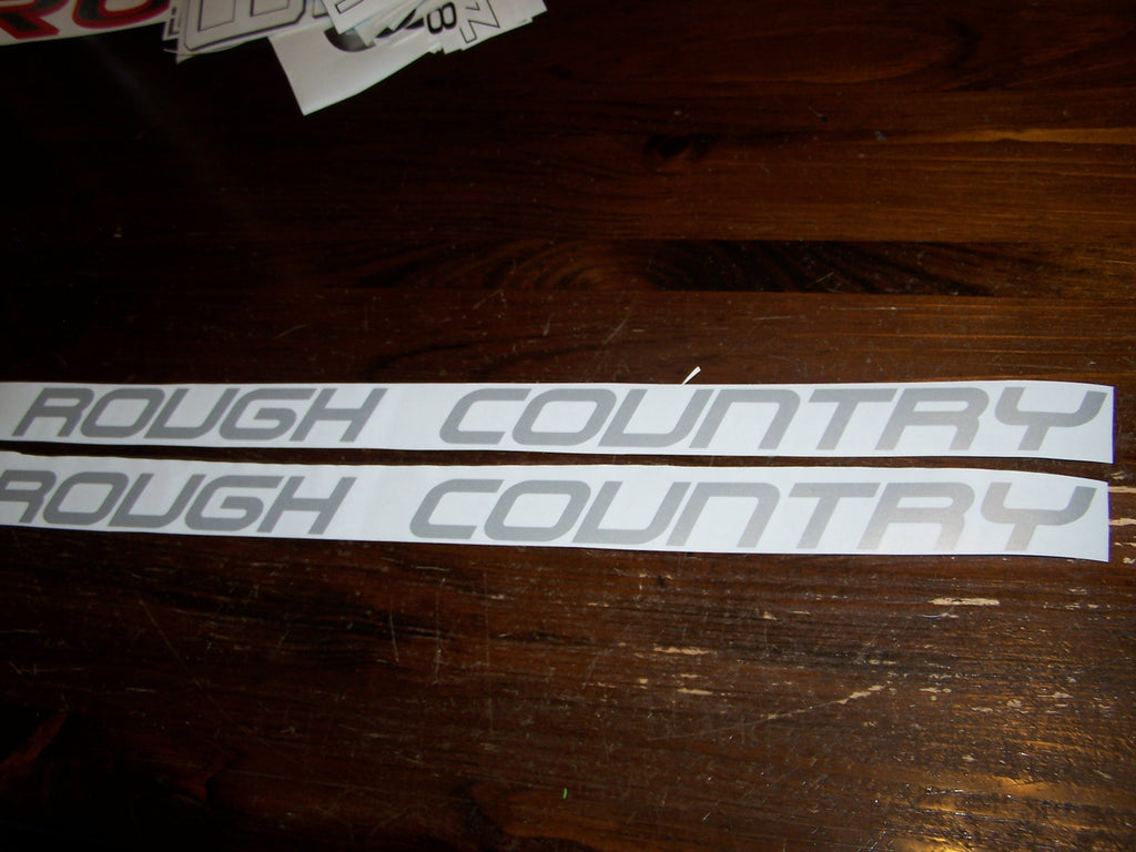JEEP ROUGH COUNTRY HOOD DECAL SET OF 2 CHOOSE COLOR