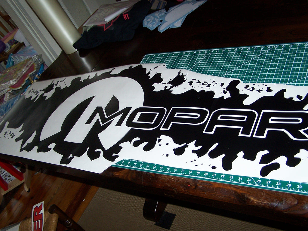 MOPAR QUARTER PANEL DECAL SET CHOOSE COLOR CHALLENGER CHARGER