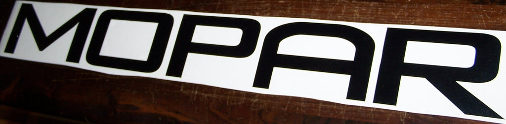 MOPAR WINDSHIELD DECAL CHOOSE COLOR AND SIZE