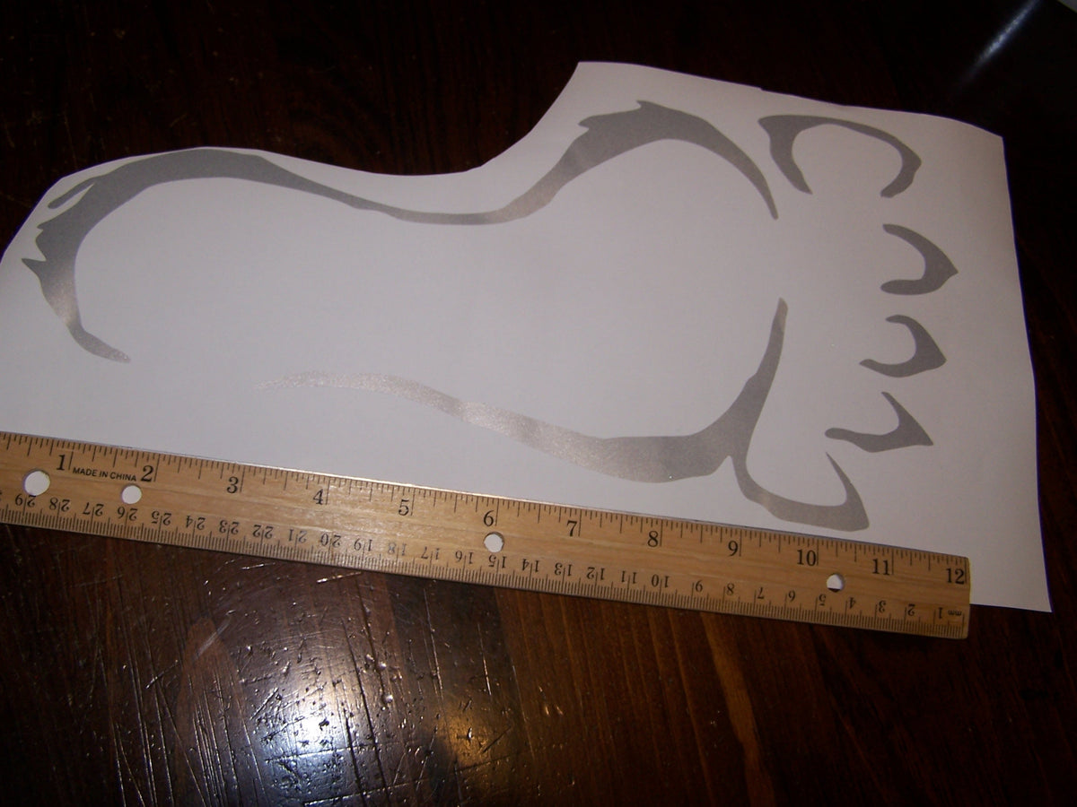 JEEP ARCTIC EDITION YETI FOOTPRINT DECAL SET FOR HOOD & FENDER