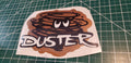 PLYMOUTH DUSTER LOGO WITH TEXT VINYL STICKER DECAL