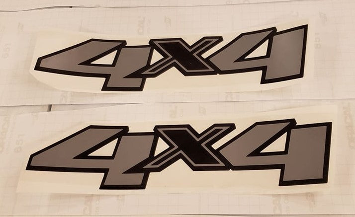 4X4 DECAL CHEVROLET SILVERADO GMC SIERRA COLORADO CANYON