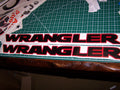 JEEP WRANGLER HOOD VINYL DECAL SET CHOOSE 2 COLORS #2