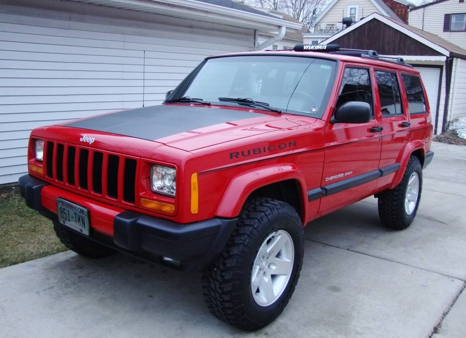 JEEP RUBICON WRANGLER HOOD DECAL SET