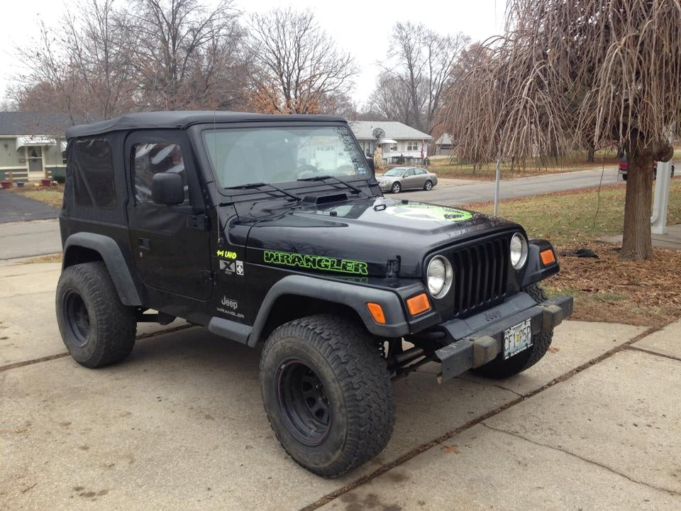 JEEP WRANGLER HOOD DECAL SET