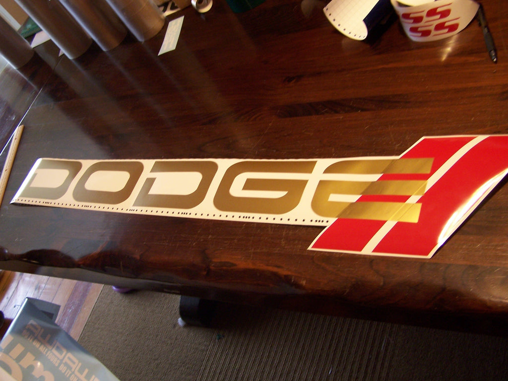 DODGE WINDSHIELD BANNER CHOOSE COLORS & SIZE