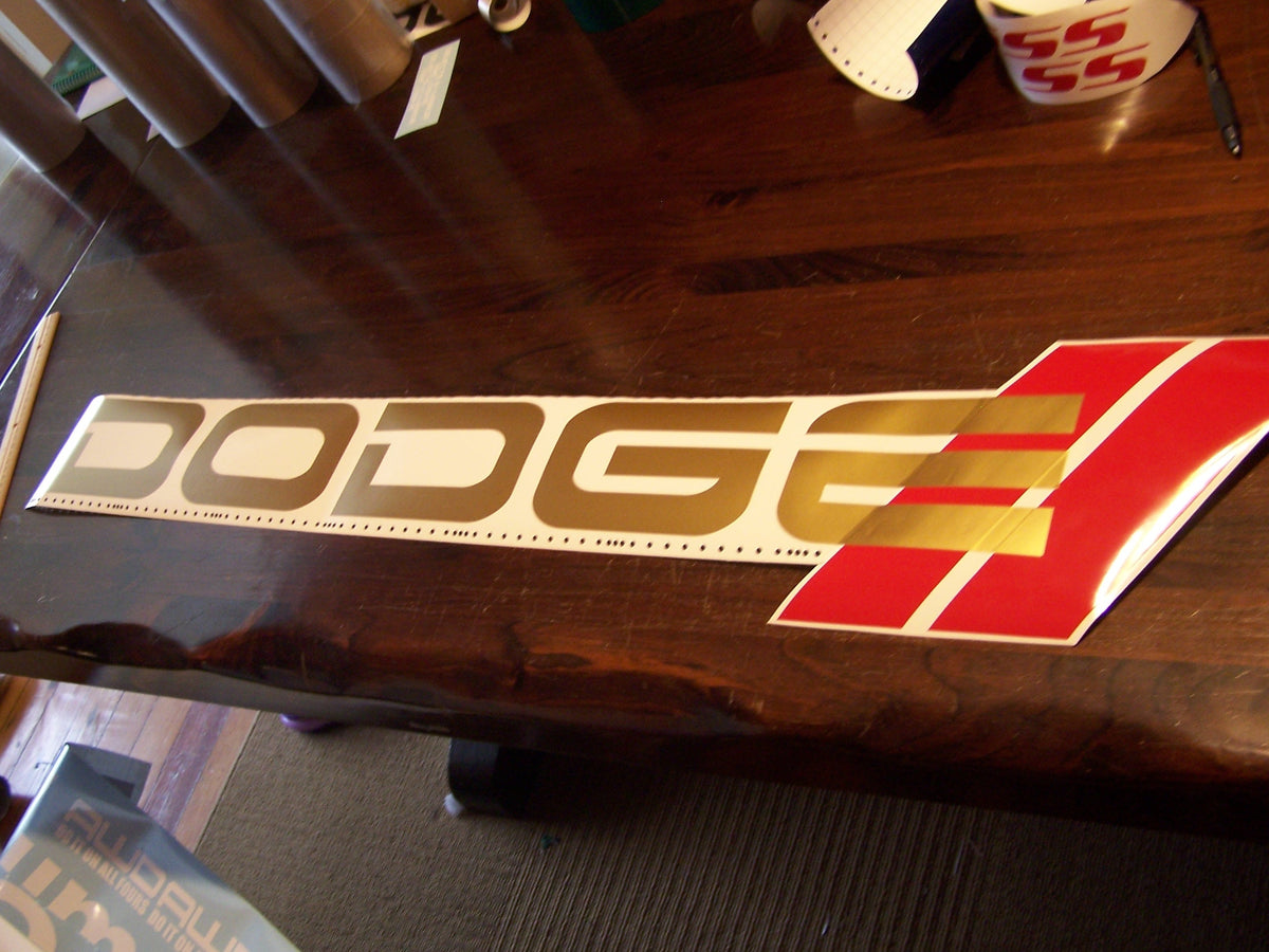 DODGE WINDSHIELD BANNER CHOOSE COLORS & SIZE
