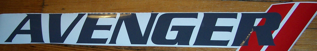 DODGE AVENGER WINDSHIELD DECAL CHOOSE SIZE & 2 COLORS