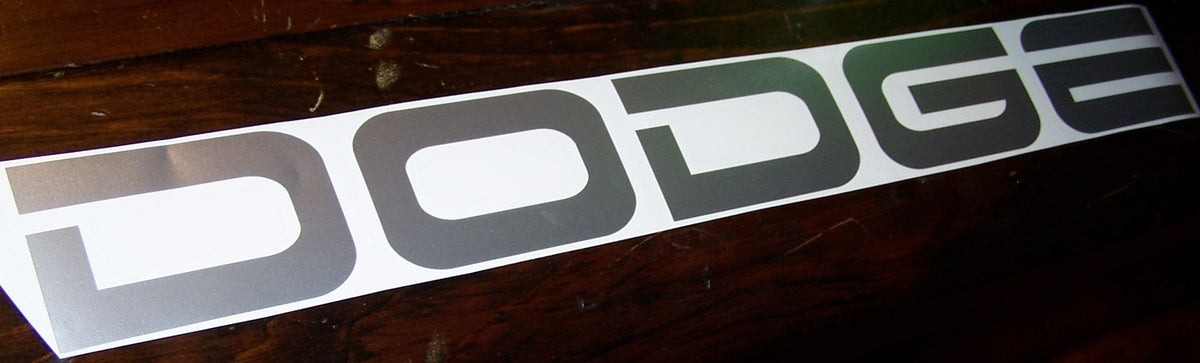 DODGE WINDSHIELD VINYL DECAL CHOOSE SIZE & COLOR