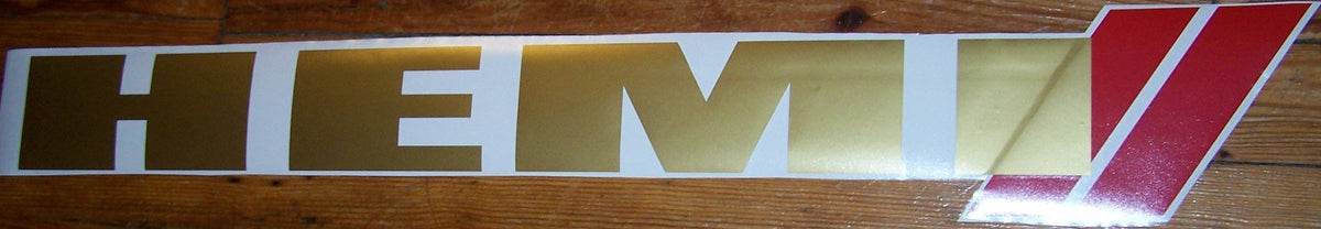 HEMI WINSHIELD BANNER CHOOSE 2 COLORS