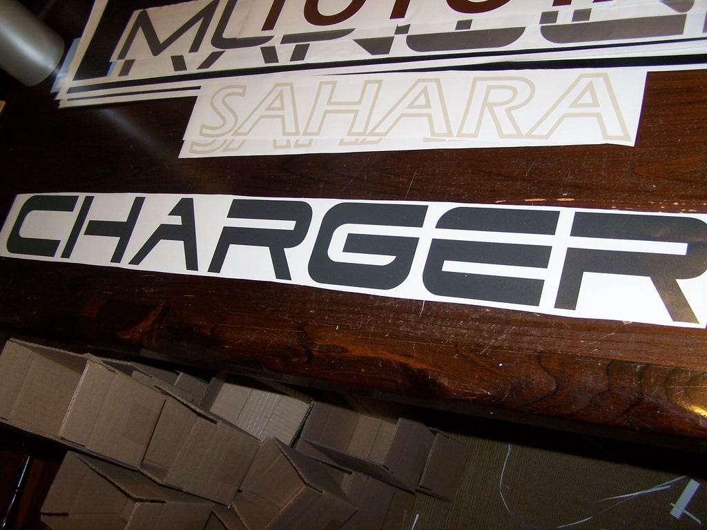 DODGE CHARGER WINDSHIELD WINDOW VINYL DECAL STICKER BANNER