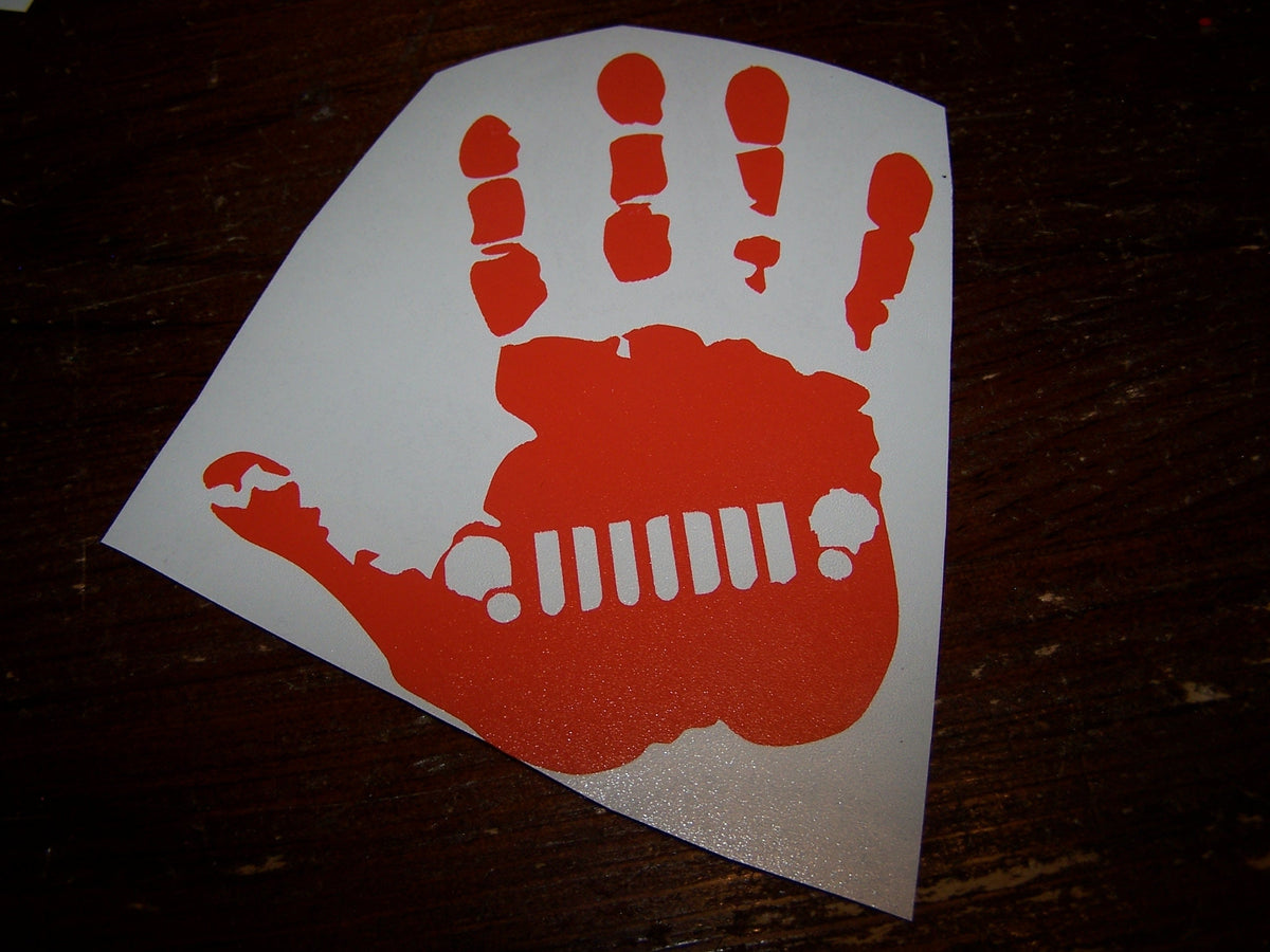 JEEP WAVE DECAL VINYL DECAL STICKER CHOOSE COLOR AND BODY CODE