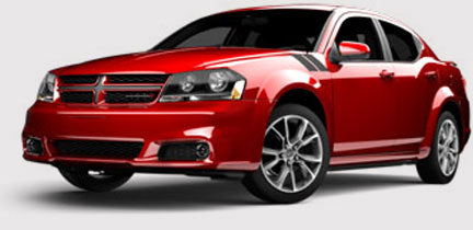 AVENGER / CHRYSLER 200 R/T STRIPES STICKER DECAL CHOOSE COLOR