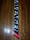 DODGE AVENGER WINDSHIELD DECAL CHOOSE SIZE & 2 COLORS