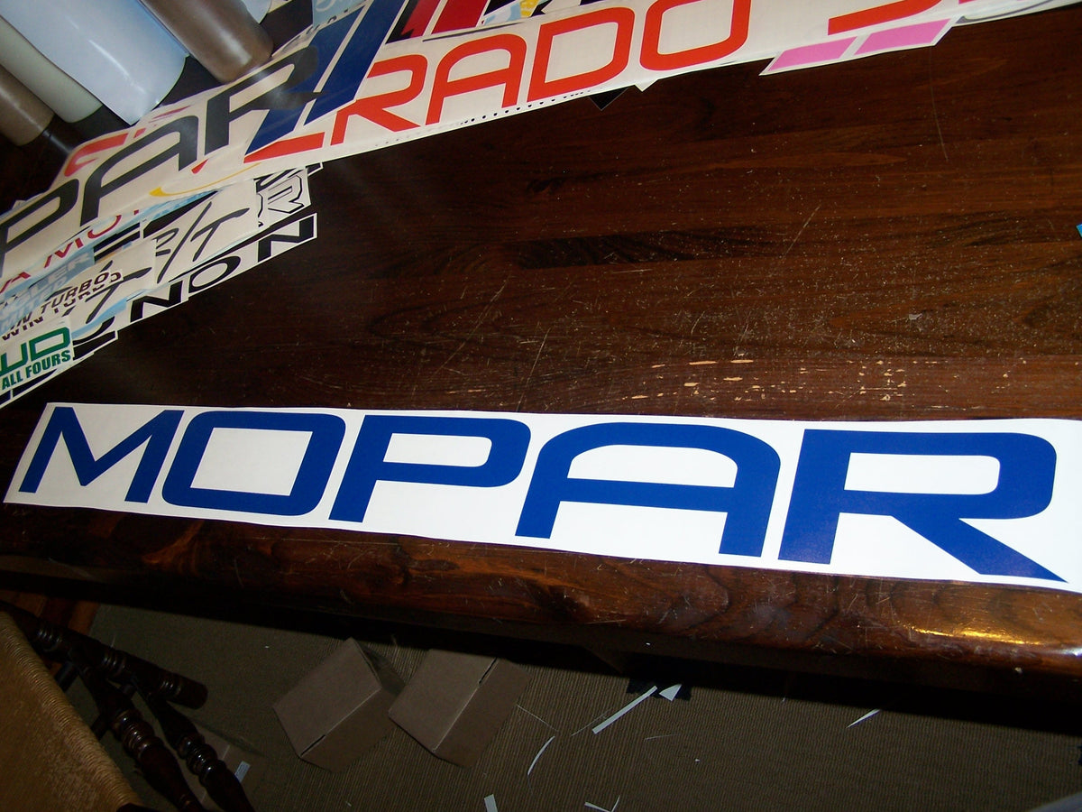 MOPAR WINDSHIELD DECAL CHOOSE COLOR AND SIZE
