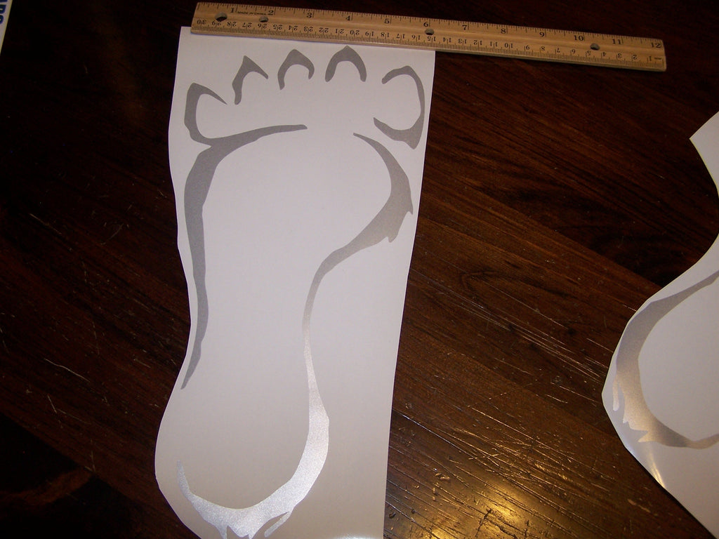 JEEP ARCTIC EDITION YETI FOOTPRINT DECAL SET FOR HOOD & FENDER