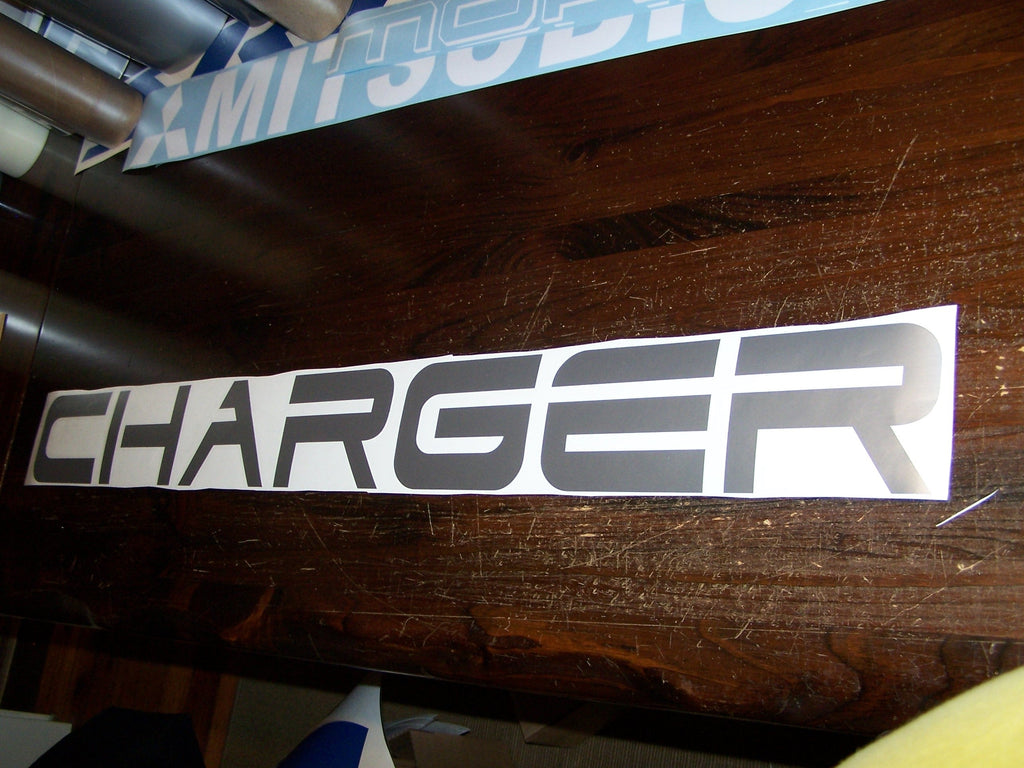 DODGE CHARGER WINDSHIELD WINDOW VINYL DECAL STICKER BANNER