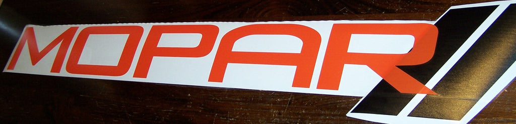 MOPAR WINDSHIELD DECAL STICKER BANNER CHOOSE SIZE AND 2 COLORS