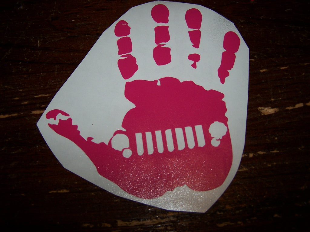 JEEP WAVE DECAL VINYL DECAL STICKER CHOOSE COLOR AND BODY CODE