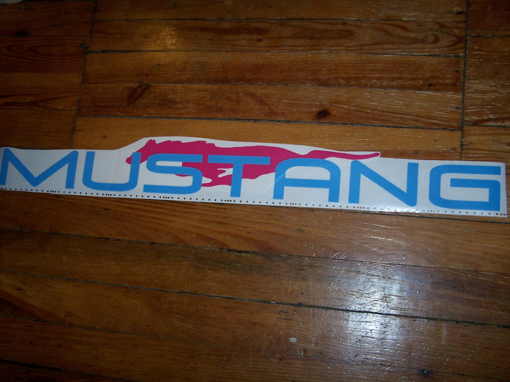 MUSTANG WINDSHIELD DECAL BANNER CHOOSE 2 COLORS