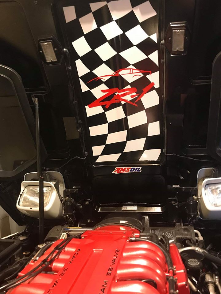 CORVETTE C4 UNDER HOOD DECAL