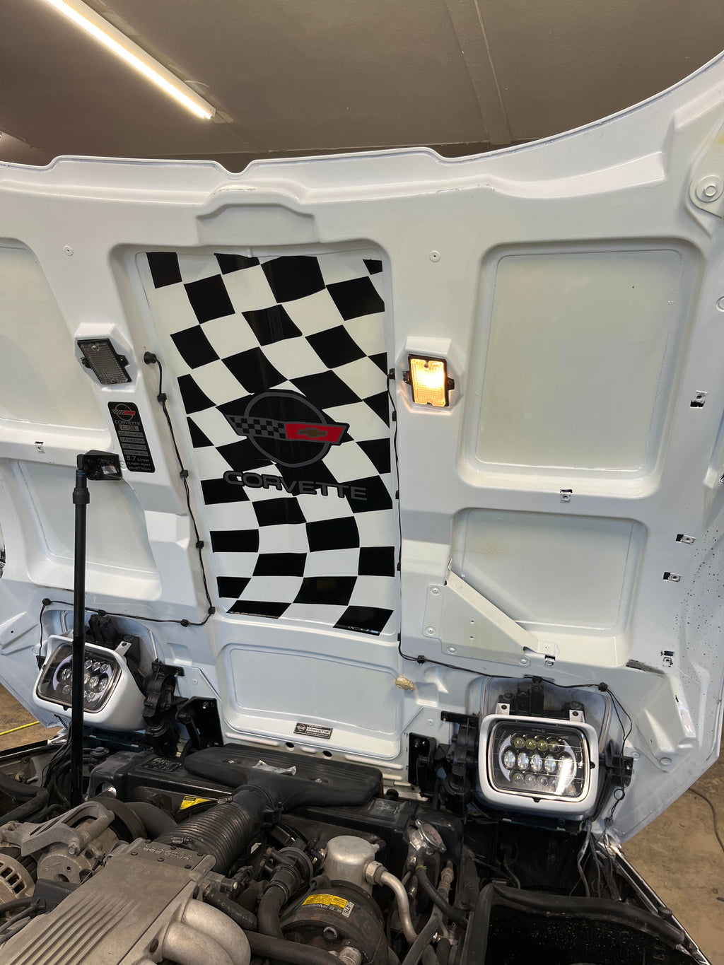 CORVETTE C4 UNDER HOOD DECAL