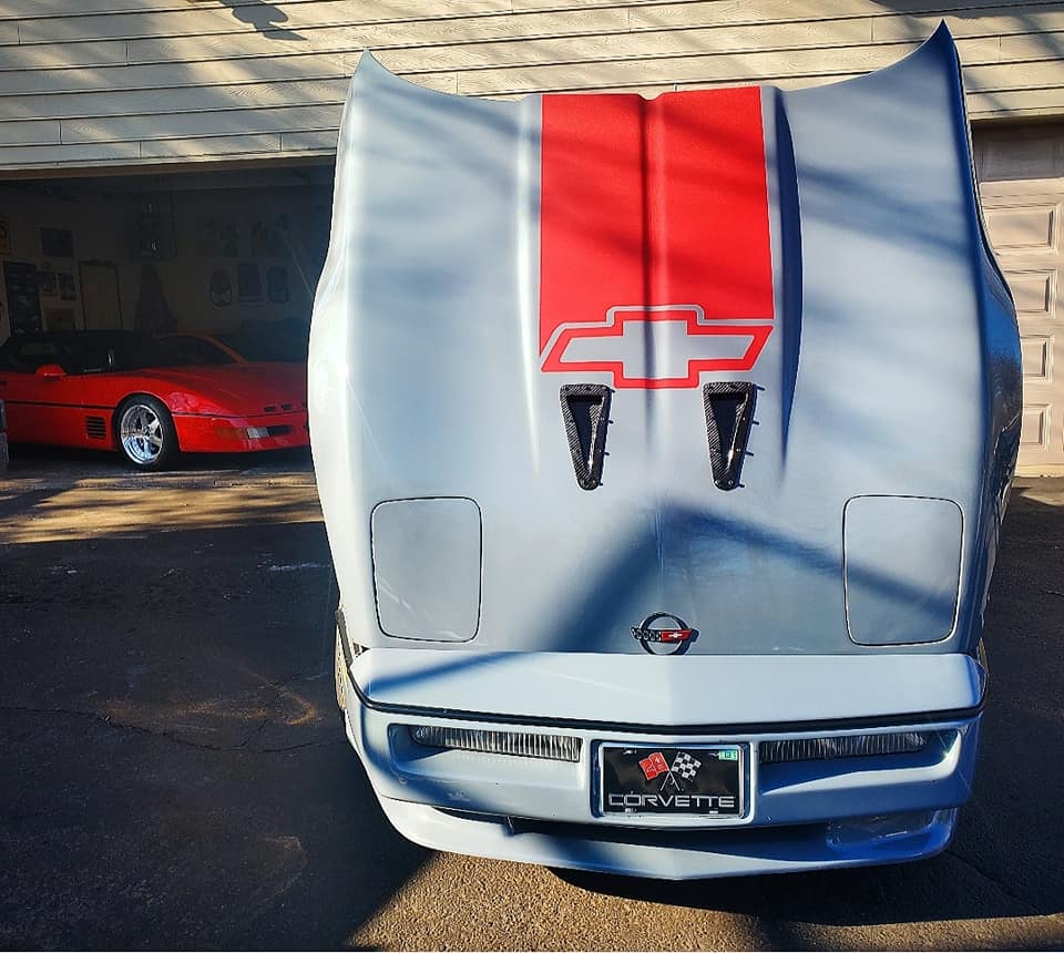 C4 CORVETTE CHALLENGE HOOD DECAL