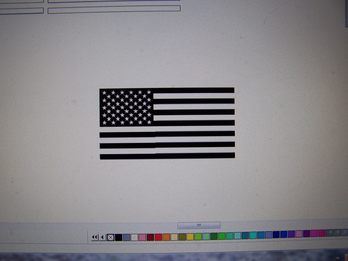 AMERICAN FLAG VINYL DECAL STICKER