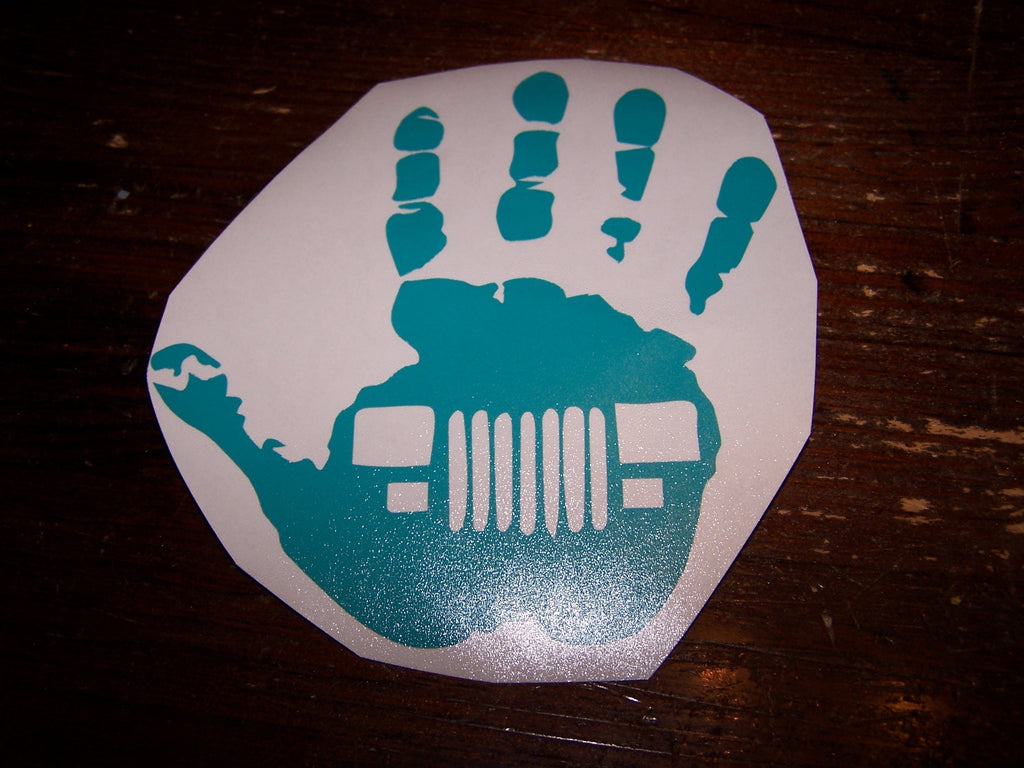 JEEP WAVE DECAL VINYL DECAL STICKER CHOOSE COLOR AND BODY CODE