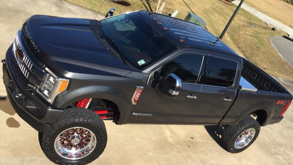 FORD F-150 DISTRESSED AMERICAN FLAG FOR ROOF GLASS PANEL F250