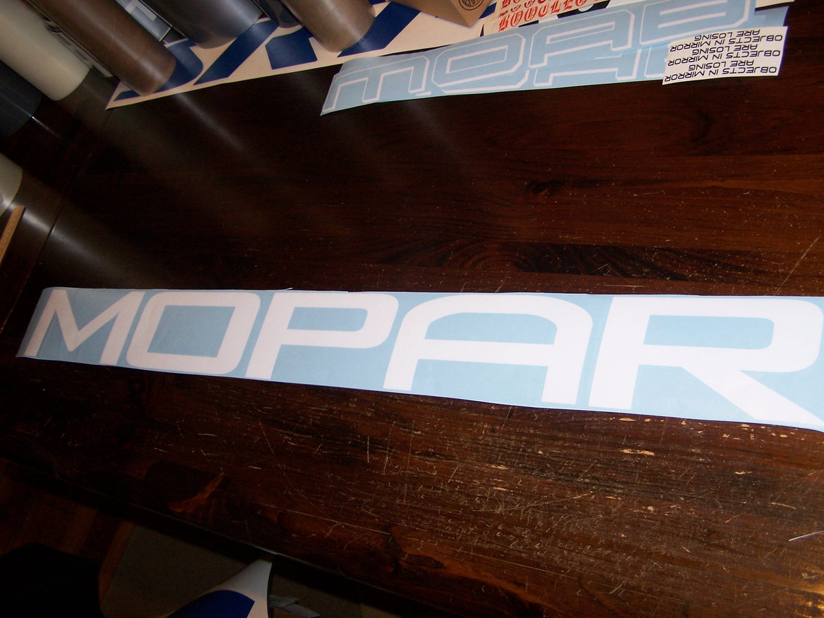 MOPAR WINDSHIELD DECAL CHOOSE COLOR AND SIZE