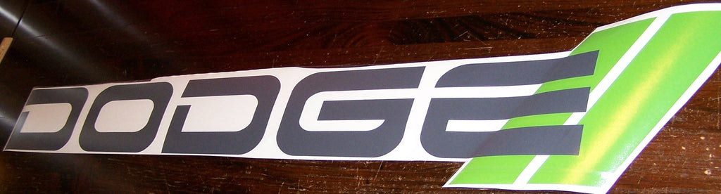 DODGE WINDSHIELD BANNER CHOOSE COLORS & SIZE