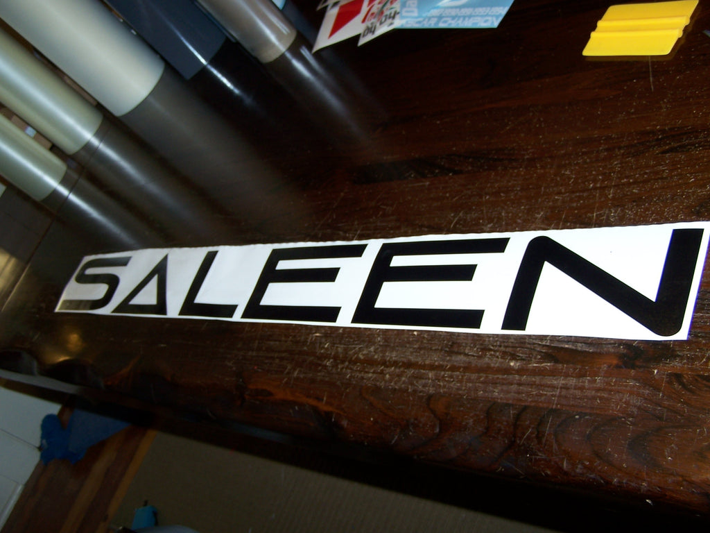 SALEEN WINDSHIELD DECAL BANNER STICKER CHOOSE COLOR AND SIZE