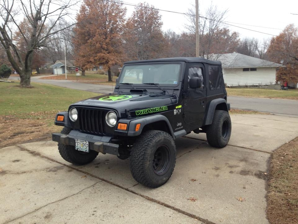 JEEP WRANGLER HOOD DECAL SET