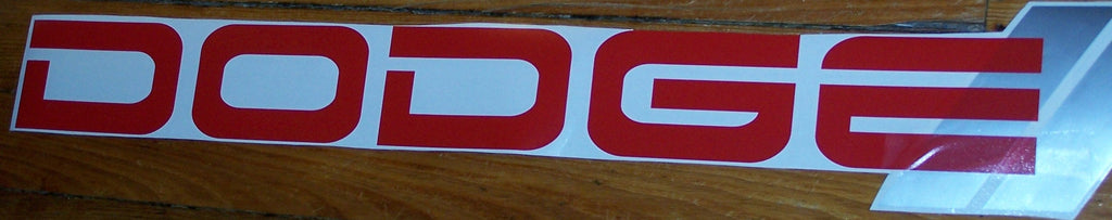 DODGE WINDSHIELD VINYL DECAL CHOOSE SIZE & COLOR