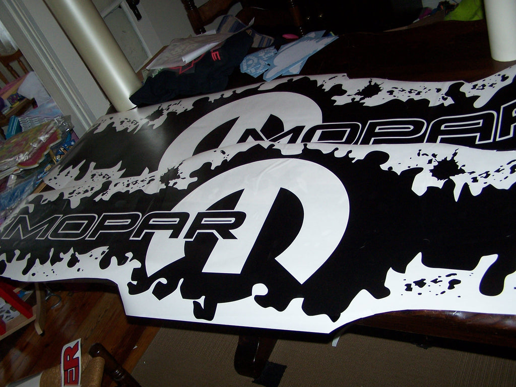 MOPAR QUARTER PANEL DECAL SET CHOOSE COLOR CHALLENGER CHARGER