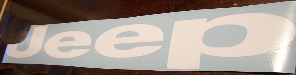 JEEP WINDSHIELD VINYL DECAL STICKER BANNER CHOOSE COLOR & SIZE