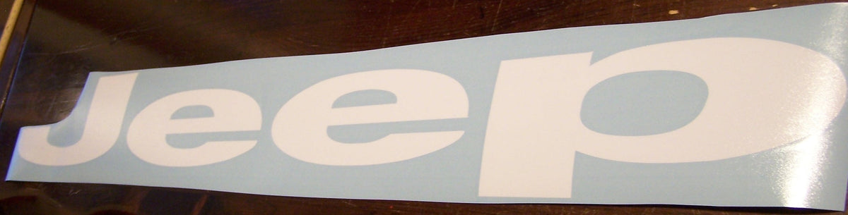 JEEP WINDSHIELD VINYL DECAL STICKER BANNER CHOOSE COLOR & SIZE