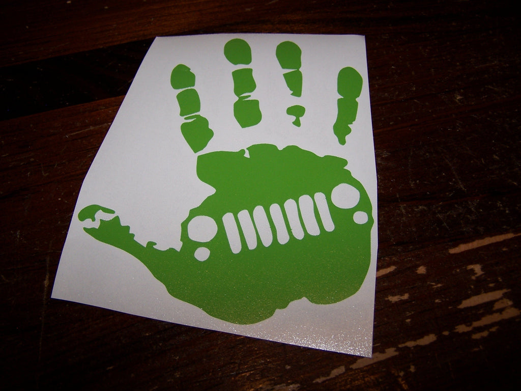 JEEP WAVE DECAL VINYL DECAL STICKER CHOOSE COLOR AND BODY CODE