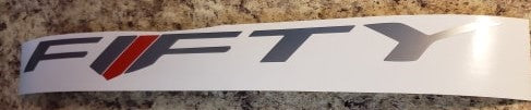 6TH GEN CAMARO FIFTY WINDSHIELD / WINDOW DECAL STICKER CHOOSE COLOR