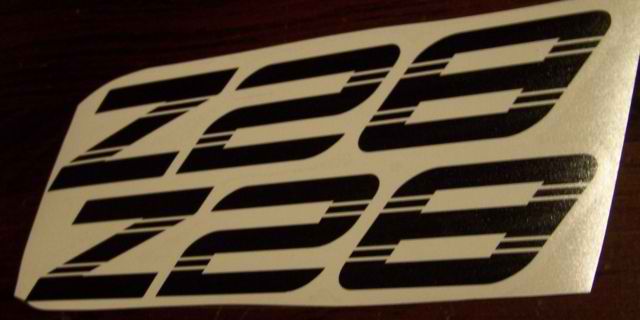 Z28 CAMARO EMBLEM FENDER & REAR BUMPER VINYL DECAL SET OF 3 1993-2002
