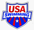 USA SWIMMING VINYL DECAL
