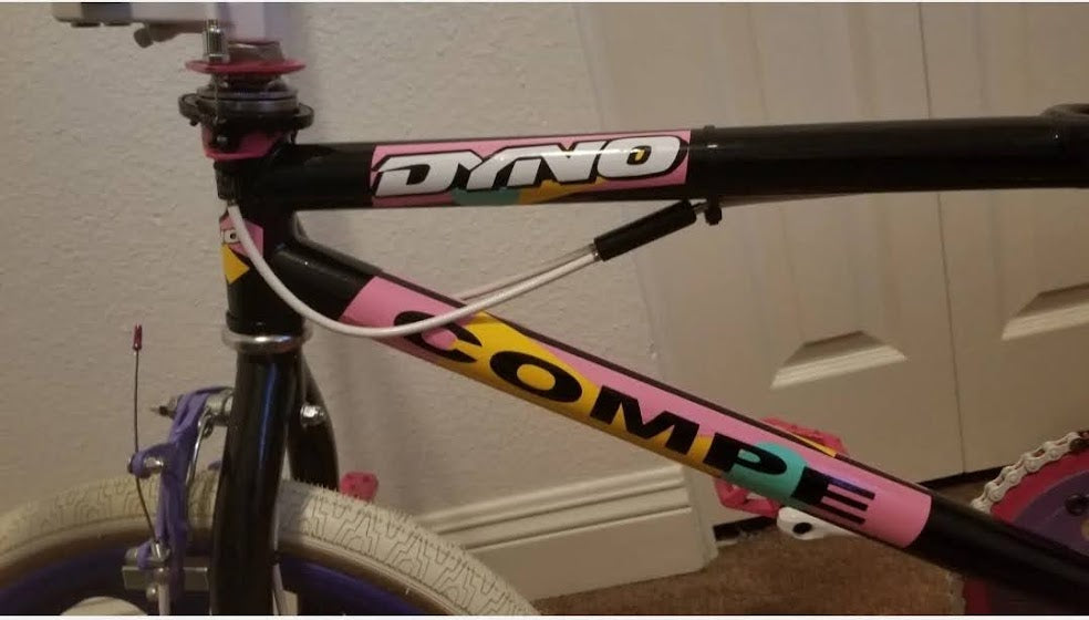 DYNO COMPE DECAL SET 1990 1991 VINTAGE BMX