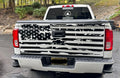 2018-UP CHEVROLET SILVERADO GMC SIERRA TAILGATE DISTRESSED FLAG DECAL