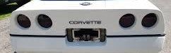 CORVETTE 4 PIECE VINYL TINTED TAIL LIGHT OVERLAY KIT 84-90 C4