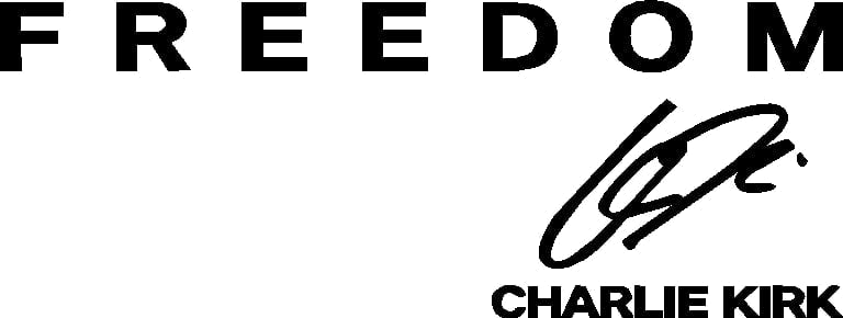 CHARLIE KIRK FREEDOM VINYL DECAL STICKER