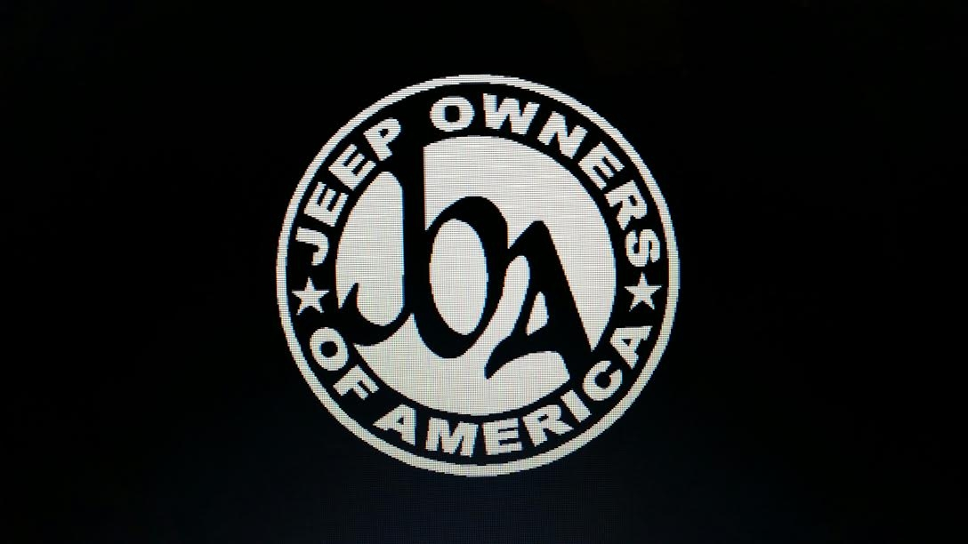 JEEP OWNERS OF AMERICA MEMBERS VINYL DECAL STICKER