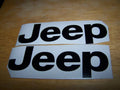 JEEP CUSTOM SIZE DECAL STICKER SET OF 2 WRANGLER RUBICON TJ JK