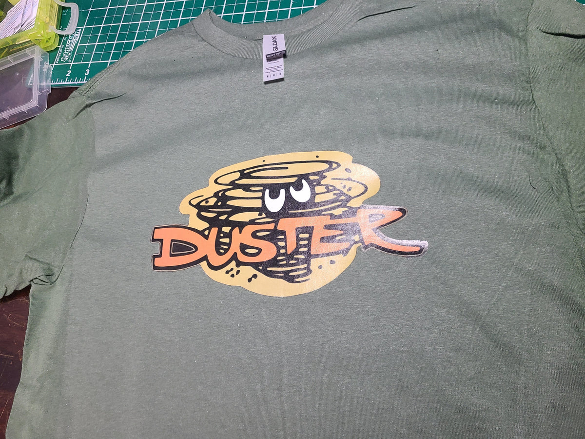Plymouth Duster T-SHIRT, HOODIE. CREW NECK SWEATSHIRT, POLO, DRI FIT T-SHIRT, SOFT-STYLE